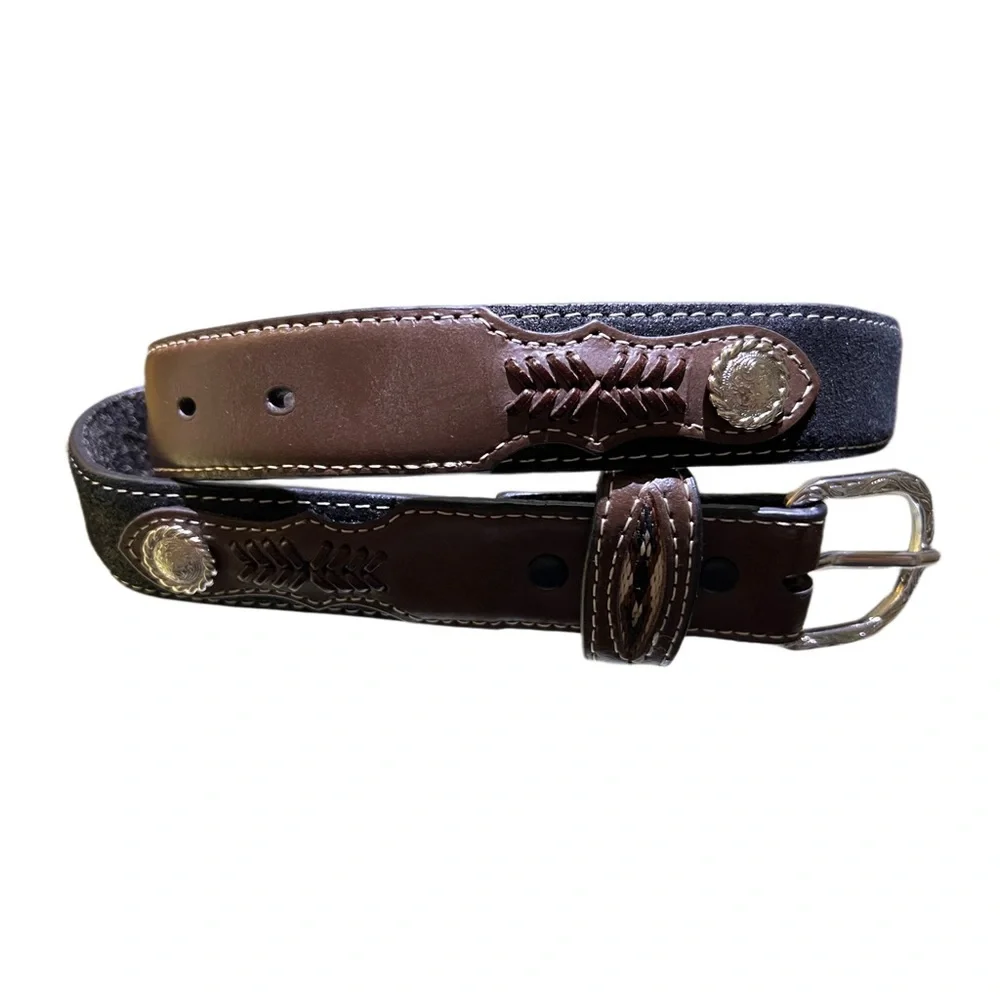 Nocona Western Boys Leather Belt